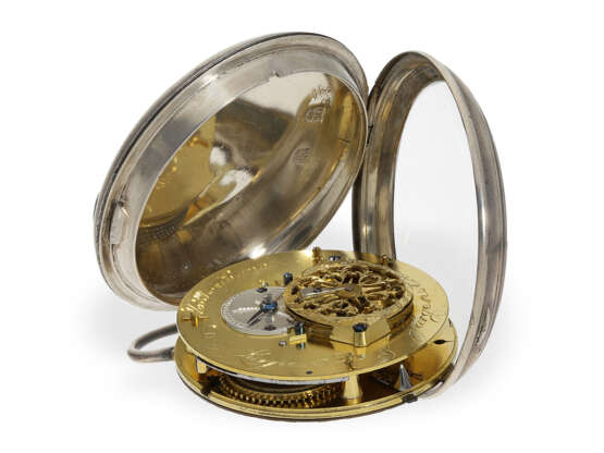 Taschenuhr: sehr frühe, große Uhr der Jürgensen Dynasty, L &… - Foto 3