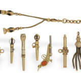 Watch keys: collection of rare gold verge watch keys, ca. 178… - фото 1