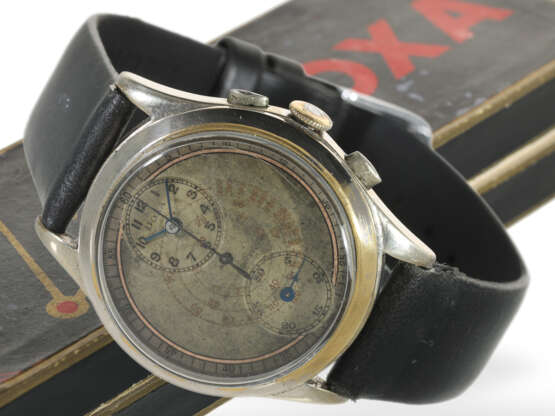 Wristwatch: rare, very early Doxa Regulator Chronograph with… - photo 1