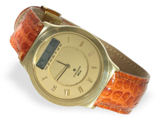Armbanduhr: seltene Junghans Mega in Gold, Ref 25/9110 von 1… - Foto 2