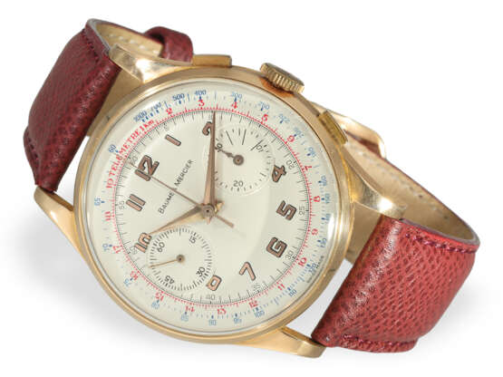 Wristwatch: large, beautifully preserved Geneva chronograph,… - фото 1