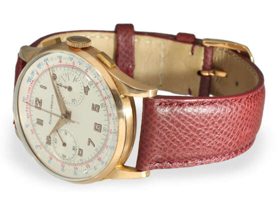 Wristwatch: large, beautifully preserved Geneva chronograph,… - фото 3