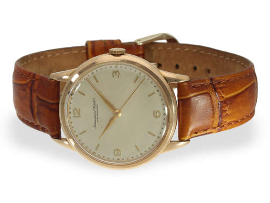 Wristwatch: large pink gold IWC with centre seconds, ca. 1962… - photo 3