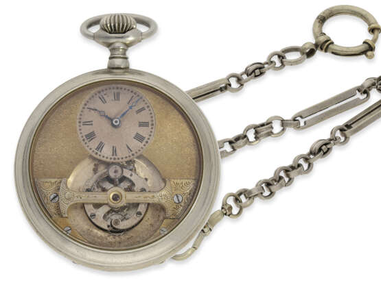 Pocket watch: rare "Mobilis" tourbillon, ca. 1910… - photo 1