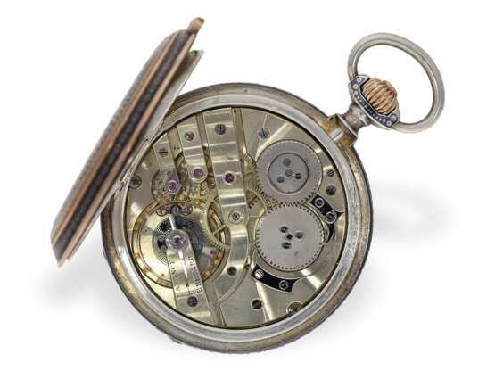 Pocket watch: heavy Geneva Ankerchronometer with splendour ca… - photo 4
