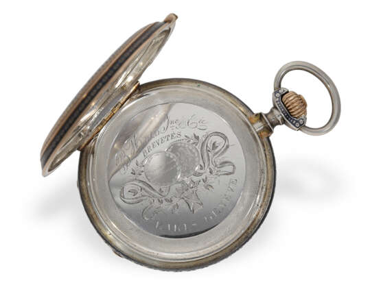 Pocket watch: heavy Geneva Ankerchronometer with splendour ca… - photo 7