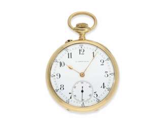 Taschenuhr: hochfeines französisches Ankerchronometer, L. Le…