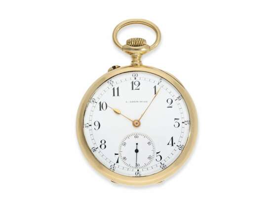 Taschenuhr: hochfeines französisches Ankerchronometer, L. Le… - Foto 1