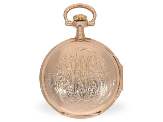 Very rare pink gold Patek Philippe Louis XV pocket watch, No.… - фото 6