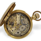 Pocket watch: early gold hunting case watch with repeater, pr… - photo 4