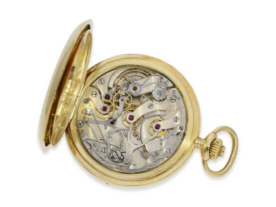 Pocket watch: fine 18K gold doctor's chronograph, Longines, c… - photo 2
