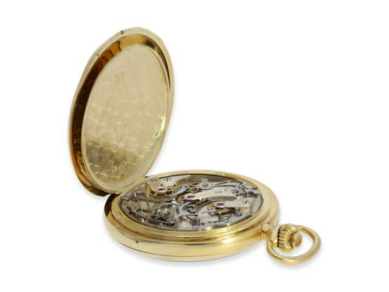 Taschenuhr: feiner Ärzte-Chronograph in 18K Gold, Longines,… - Foto 4