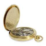 Taschenuhr: feiner Ärzte-Chronograph in 18K Gold, Longines,… - Foto 4