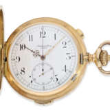 Pocket watch: impressive gold hunting case watch with repeate… - photo 1