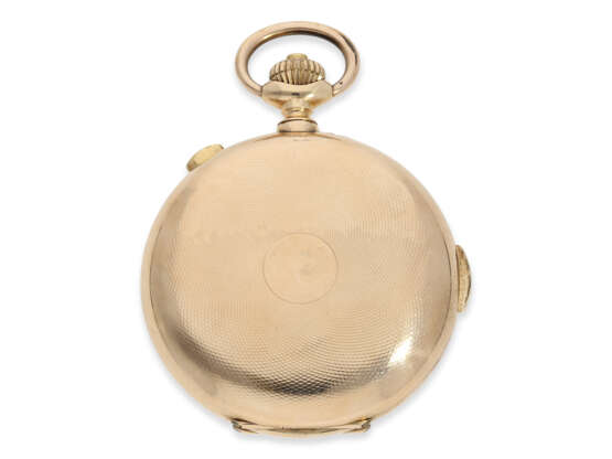 Pocket watch: impressive gold hunting case watch with repeate… - photo 8