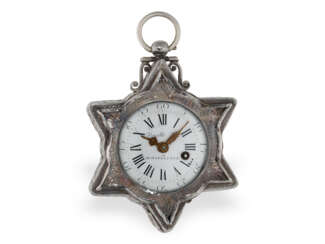 Pocket watch: extremely rare rock crystal form watch "Star" B…