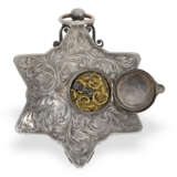 Pocket watch: extremely rare rock crystal form watch "Star" B… - фото 5