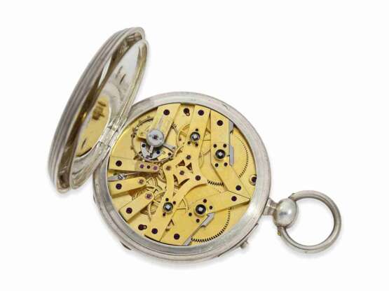 Pocket watch: extremely rare large astronomical deck watch wi… - фото 4