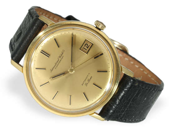 Wristwatch: rare IWC De Luxe Automatic Ref. R808A in 18K gold… - photo 1