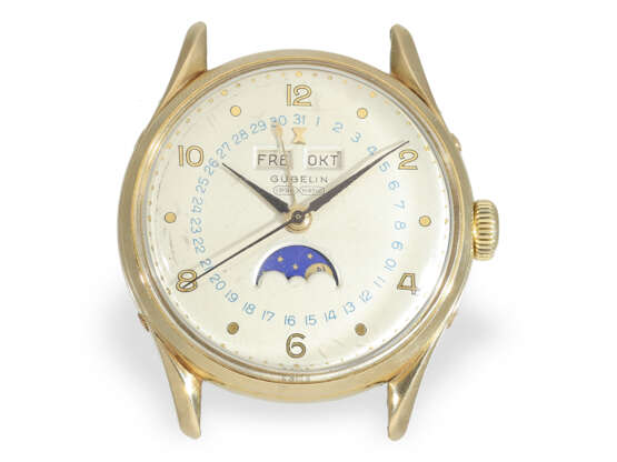 Armbanduhr: gesuchte astronomische vintage Gübelin "Ipso-Mat… - Foto 1