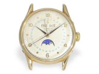 Armbanduhr: gesuchte astronomische vintage Gübelin "Ipso-Mat…