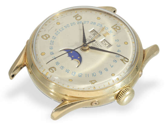 Armbanduhr: gesuchte astronomische vintage Gübelin "Ipso-Mat… - Foto 2