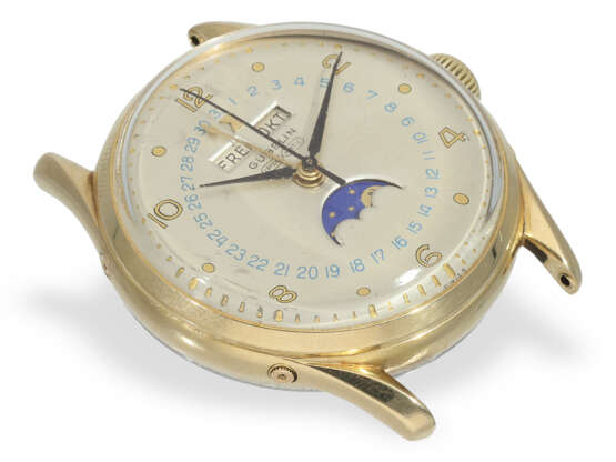 Armbanduhr: gesuchte astronomische vintage Gübelin "Ipso-Mat… - Foto 3