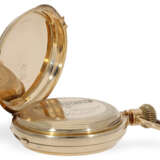 Pocket watch: heavy gold hunting case with chronometer escape… - photo 6