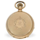 Pocket watch: heavy gold hunting case with chronometer escape… - photo 7