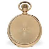 Pocket watch: heavy gold hunting case with chronometer escape… - фото 8
