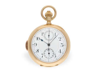 Pocket watch: fine chronograph compteur, Ankerchronometer wit…