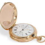 Pocket watch: especially heavy, pink gold hunting case watch… - фото 5