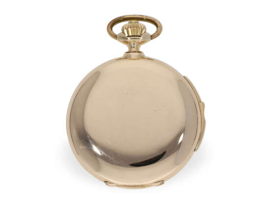 Pocket watch: heavy gold hunting case watch with minute repea… - photo 6