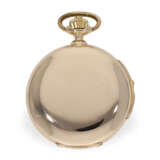 Pocket watch: heavy gold hunting case watch with minute repea… - фото 6
