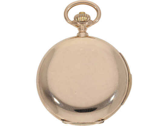 Rare and extremely fine precision pocket watch with minute re… - фото 7