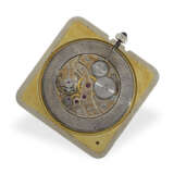 Pocket watch: Art deco rarity, white gold/enamel, signed Cart… - фото 3