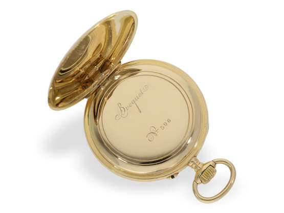 Taschenuhr: sehr seltenes Breguet Ankerchronometer mit Origi… - Foto 4