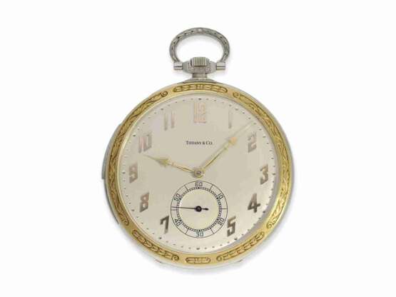 Pocket watch: very attractive large 2-coloured dress watch wi… - фото 1