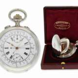 Pocket watch: rarity, Breguet pocket chronometer with split-s… - фото 1