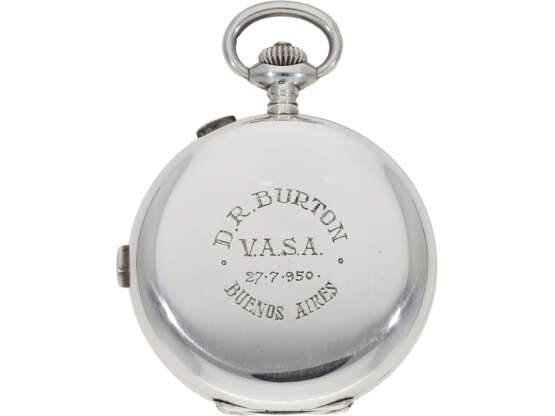 Pocket watch: extremely rare Ulysse Nardin Ankerchronometer d… - photo 6