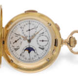 Pocket watch: impressive astronomical hunting case watch with… - photo 1