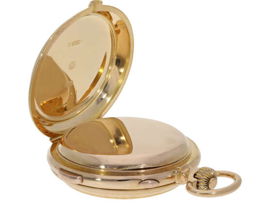 Pocket watch: impressive astronomical hunting case watch with… - photo 3