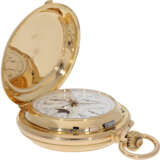 Pocket watch: impressive astronomical hunting case watch with… - фото 5