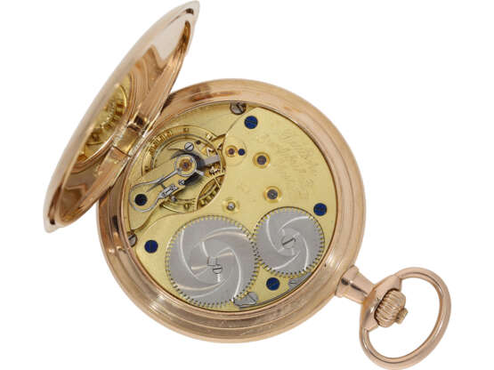 Pocket watch: historically interesting hunting case watch A.… - photo 3