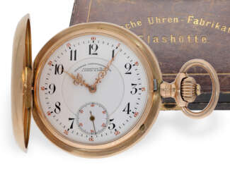 Pocket watch: especially large A. Lange & Söhne Glashütte gol…