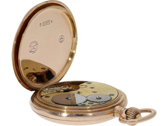 Pocket watch: especially large A. Lange & Söhne Glashütte gol… - фото 5