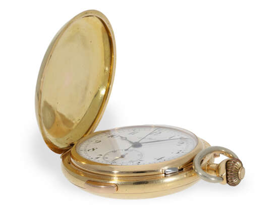 Pocket watch: historically important gold hunting case watch,… - фото 2
