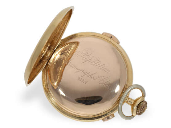 Pocket watch: historically important gold hunting case watch,… - photo 4