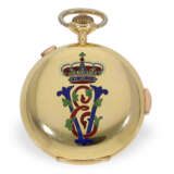 Pocket watch: historically important gold hunting case watch,… - photo 7