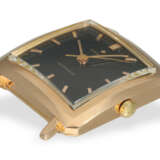 Wristwatch: extremely rare pink gold Zenith with black dial "… - photo 4